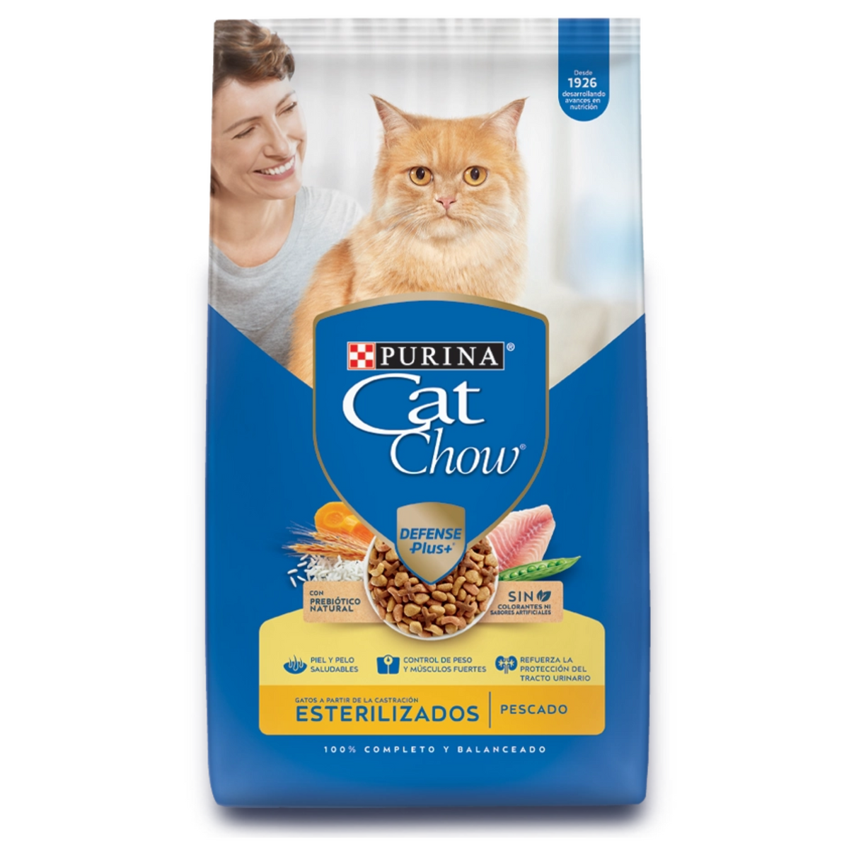 cat chow gatos esterilizados defense plus comida para mascotas purina