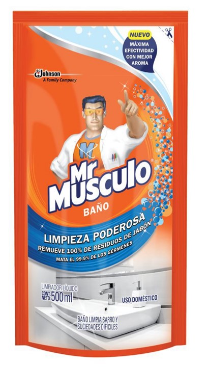 Mr MUSCULO BAÑO LIMPIEZA PROFUNDA 5en1