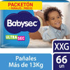 PAÑALES BABYSEC ULTRASEC HIPERPACK TALLA XXG