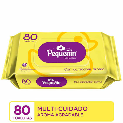 PAÑITOS HUMEDOS WIPES PEQUEÑIN MULTI-CUIDADO