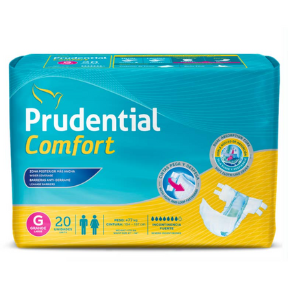 PAÑALES PRUDENTIAL CONFORT TALLA G