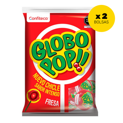 CHUPETÍN GLOBO POP FRESA