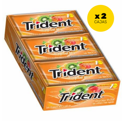 CHICLET TRIDENT TROPICAL