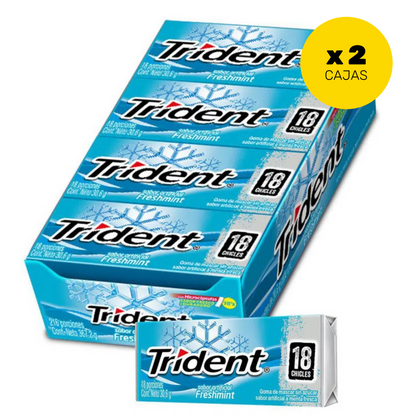 CHICLET TRIDENT FRESHMINT