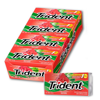 CHICLET TRIDENT FRESA FRUTINA