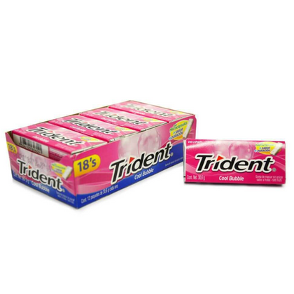 CHICLET TRIDENT COOL BUBBLE