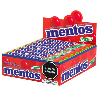 CARAMELOS MENTOS FRESA