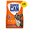 SUPERCAN ADULTO RAZAS PEQUEÑAS CARNE Y CEREALES COMIDA PARA MASCOTAS