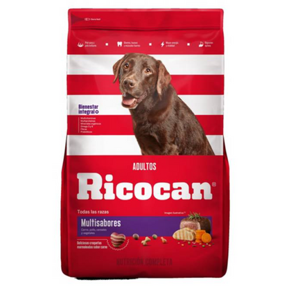 RICOCAN ADULTOS TODAS LAS RAZAS MULTISABORES COMIDA PARA MASCOTAS