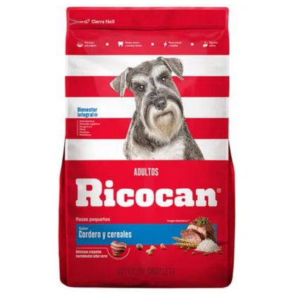 RICOCAN ADULTOS RAZAS PEQUEÑAS CORDERO Y CEREALES COMIDA PARA MASCOTAS