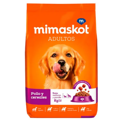 MIMASKOT ADULTO POLLO Y CEREALES COMIDA PARA MASCOTAS