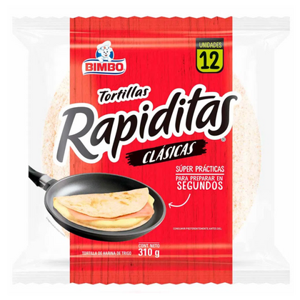 TORTILLAS RAPIDITAS CLÁSICAS BIMBO