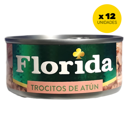 TROZOS DE ATÚN FLORIDA EN ACEITE VEGETAL