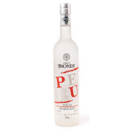 PISCO BIONDI PERU ACHOLADO