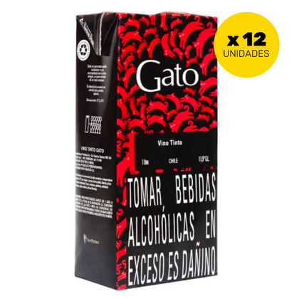 VINO EN CAJA GATO TINTO